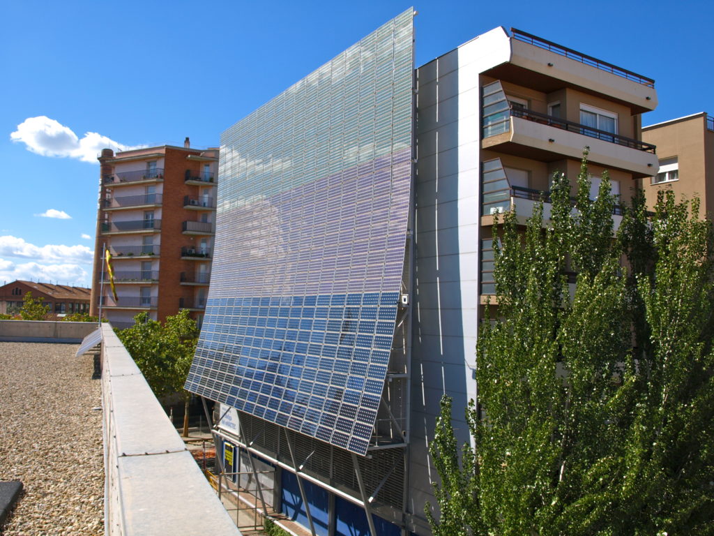 Building integrated photovoltiacs (BiPV) can be low cost